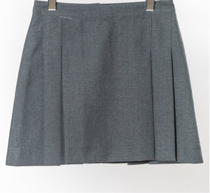Falda colegio gris